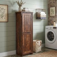 Linen Closet: Some lifestyle images are created with AI for visualization purposes. Crafted from natural solid wood, each piece is unique and will vary.