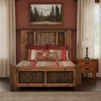Panel Bed: Some lifestyle images are created with AI for visualization purposes. Crafted from natural solid wood, each piece is unique and will vary.