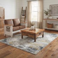 Barnwood Coffee Table: Some lifestyle images are created with AI for visualization purposes. Crafted from natural solid wood, each piece is unique and will vary.