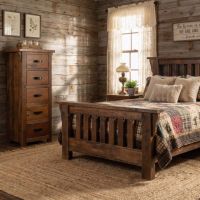 Rustic Lingerie Chest: Some lifestyle images are created with AI for visualization purposes. Crafted from natural solid wood, each piece is unique and will vary.