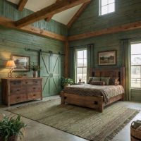 Rustic Barn Wood Dresser: Some lifestyle images are created with AI for visualization purposes. Crafted from natural solid wood, each piece is unique and will vary.