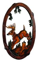 Jumping Deer Mirror
