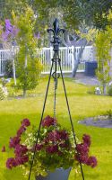 Wrought Iron Tripod Trellis Plant Hook