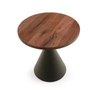 Modern Pendant Hardwood End Table - Black Walnut Top - Natural Clear Finish