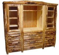 Log Entertainment Center #1