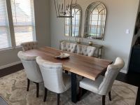 Contemporary Natural Wood Dining Table