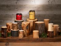 Rustic Aspen Log Risers