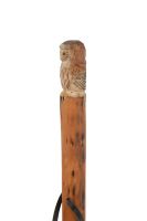 Owl Walking Stick Head