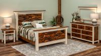 Harvestline Teak Panel Cottage Bed