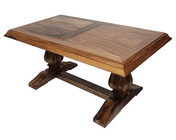 Cottage Chic Golden Walnut Coffee Table