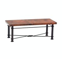 Knotted Hammered Copper Coffee Table