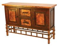 Hand Hammered Copper Console