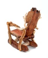 Rustic Redwood Rocker