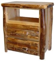 Log Cabin Entertainment Center