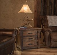 Rocky Creek Reclaimed Barnwood End Table
