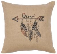 Dream Image Decor Pillow - Natural Linen
