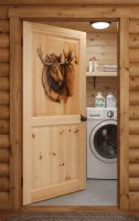 Hand Painted Door: Some lifestyle images are created with AI for visualization purposes. Crafted from natural solid wood, each piece is unique and will vary.