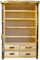 Log Furniture Bookcase