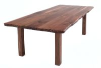 Modern Farmhouse Hardwood Dining Table - Chiseled Live Edge