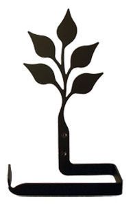 Wrought Iron Leaf Roller Style Tissue Holder