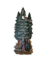Mountain Wildlife Rustic Wood Art