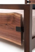 Modern Live Edge Bed--Close-up
