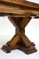 Stony Brooke Rustic Reclaimed Octagon Extension Dining Table