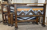 Mountain Horizon Barnwood Bed