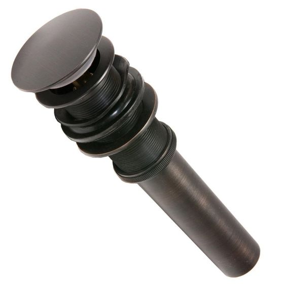 1.5" Non-Overflow Oil Rubbed Bronze Bathroom Sink Pop-Up Drain