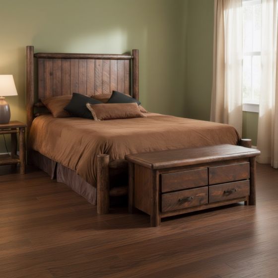 Blanket Chest: Some lifestyle images are created with AI for visualization purposes. Crafted from natural solid wood, each piece is unique and will vary.