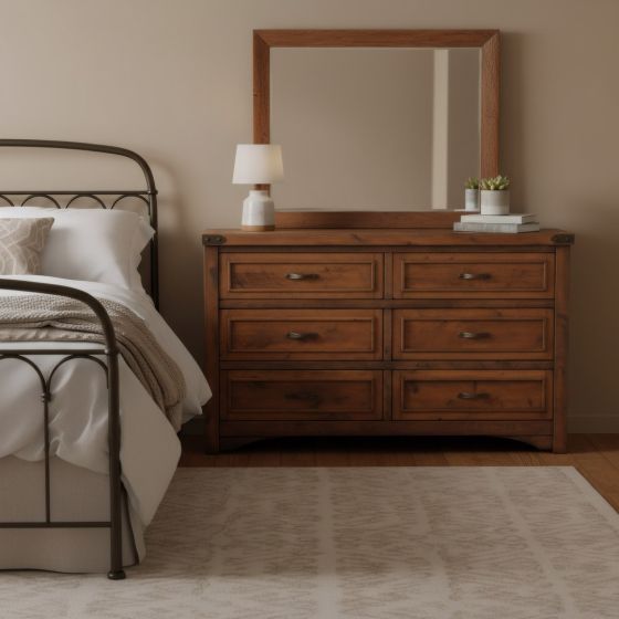 Dresser: Some lifestyle images are created with AI for visualization purposes. Crafted from natural solid wood, each piece is unique and will vary.