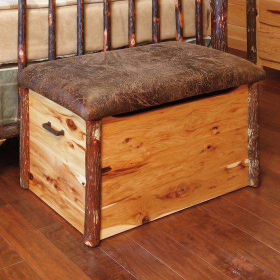Saranac Hickory Log Blanket Chest