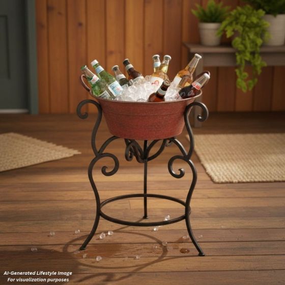 Party Tub: This image was generated or modified using AI for visualization purposes.