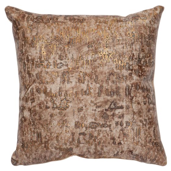 Allure Embossed Leather Decor Pillow