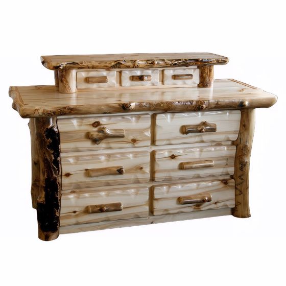 Aspen Lodge Accoutrement Log Dresser