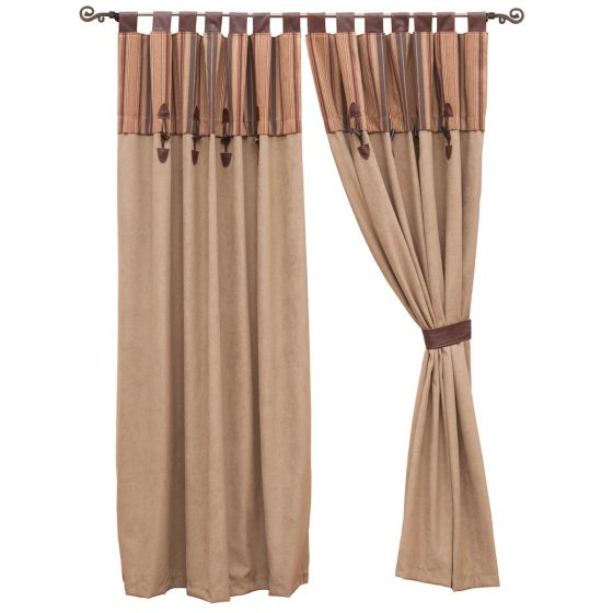 Autumn Leaf Drape Panel & Tieback Set
