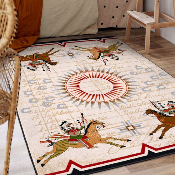 Battle Records Rug