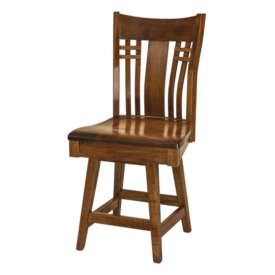 Bennett Deep Bend Bar Stool - Swivel