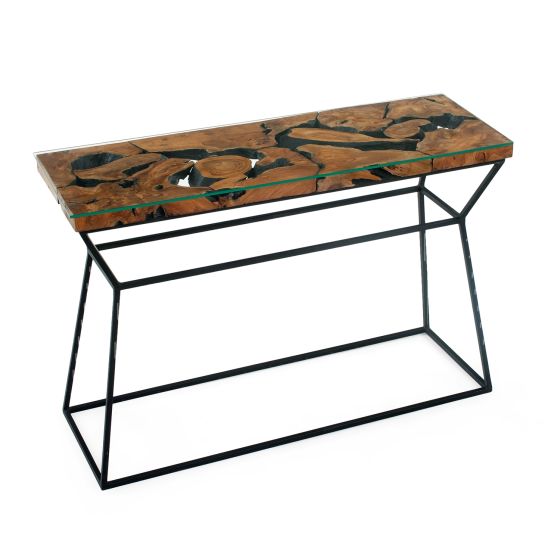 Urban Organic Chic Teak Console Table