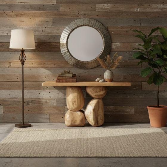 Natural Wood Console