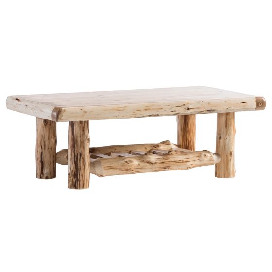 Cedar Lake Solid Wood Rustic Coffee Table