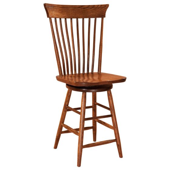 Concord Spindle Bar Stool - Swivel