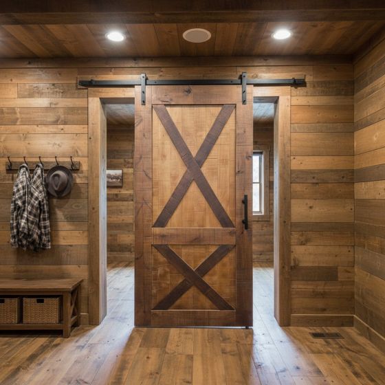 Barnwood Barn Door Sliding Door