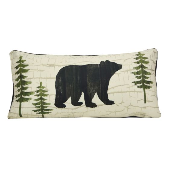 Painted Bear Decorative Pillow