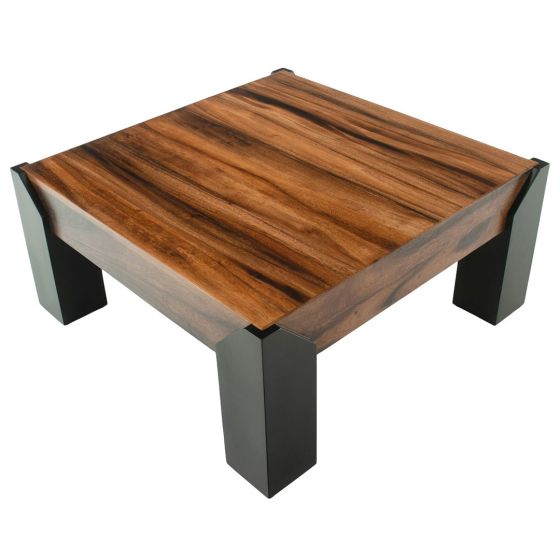 Ebony Mahogany & Golden Walnut Beam Coffee Table