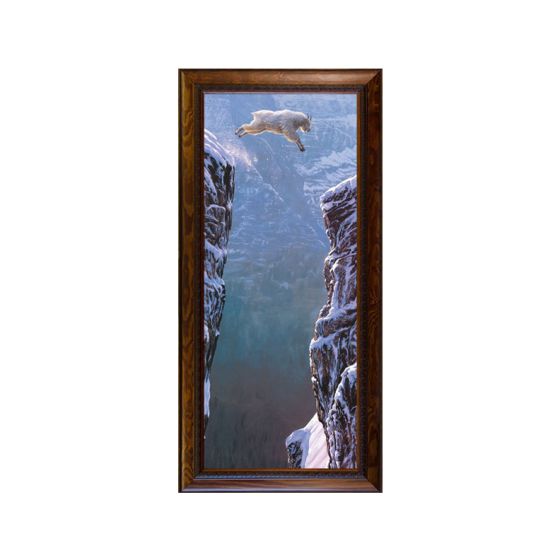 "Faith" Framed Wall Art by Patrick Lundquist
12" x 30" - #600 Standard Frame