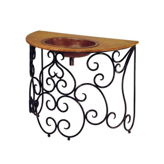 French Forged Iron & Stone Vanity Package