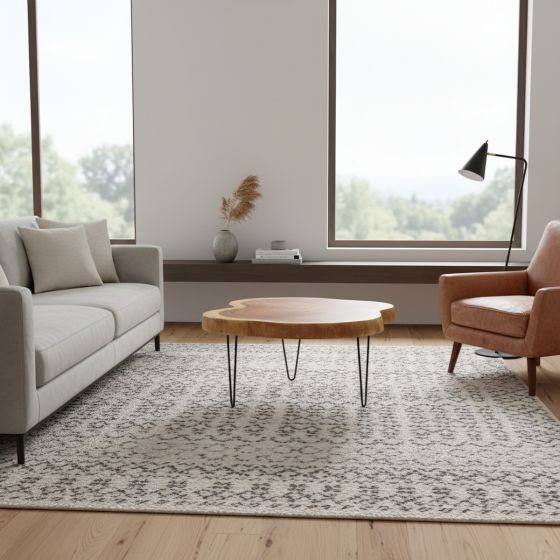 Rustic Modern Furniture: Some lifestyle images are created with AI for visualization purposes. Crafted from natural solid wood, each piece is unique and will vary.