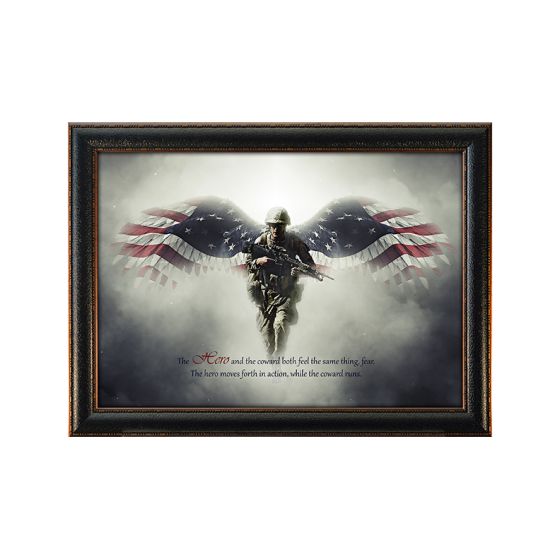 "Hero" Framed Wall Art by Jeremy Ashcraft
#8234 Standard Frame
