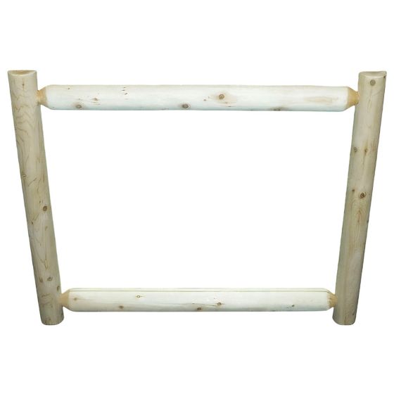 Hidden Lake Log Wall Mirror Frame